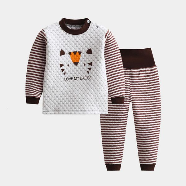 

waist children's high thermal underwear belly set protection clip cotton cloth pants baby pajamas autumn winter ni1y, Blue;red