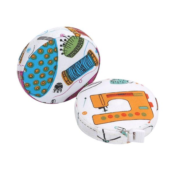 

150cm/60inch tape measure portable retractable ruler fabric covered craft tailor ruler measuring tape sewing tools accessories, Black