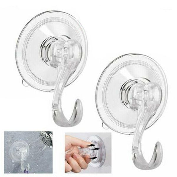 

1/5 pcs hooks kitchen wall mount removable vacuum sucker suction cup hooks bathroom window clothes holder hook drop shipping1