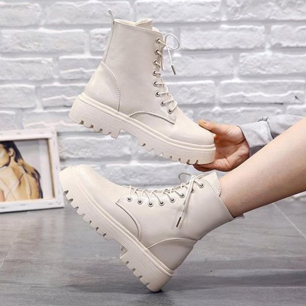 

fashion women winter autumn shoes daily short boots woman footwear woman ankle boots flat heel shoes, Black