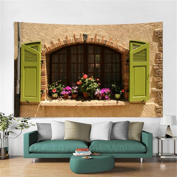 

creative retro landscape tapestry modern personality 3d digital print art wall decoration tapestry custom polyester waterproof1