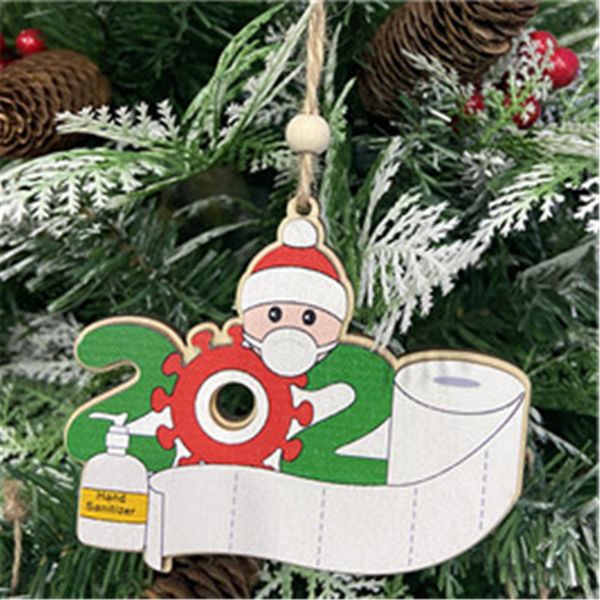 

christmas 2020 quarantine dhl birthdays decoration shipping gift personalized family of 7 wooden ornament children xmas party ewa1905