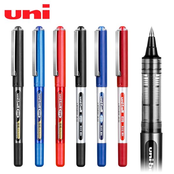 10 Pçs / lote Japão Uni / Mitsubishi UB-150 impermeável Gel Pen Roller Ball PE 0.38mm 0.5mm 201202