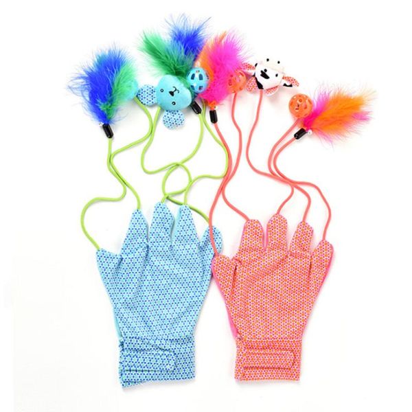 

interactive toy lovely ball pet funny toy cute polka cat toys scratch glove crazy loving for kitten scratcher pet doll
