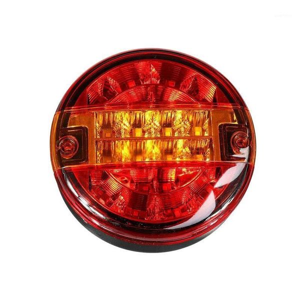 

universial car tail light rear sindicator brake light round signal trailer truck caravan van lorry car1