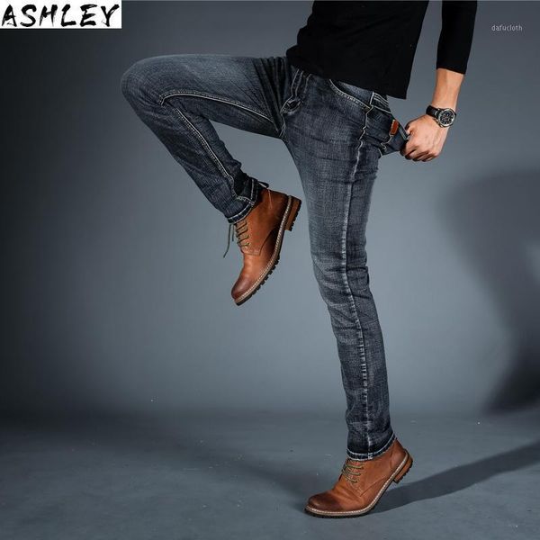 

summer denim thin jeans taper zipper black blue casual skinny jeans for men 2020 new1