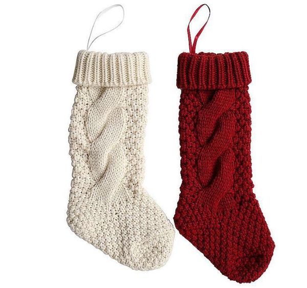 

gift wrap christmas stocking long crochet knitted xmas tree decorations outdoor