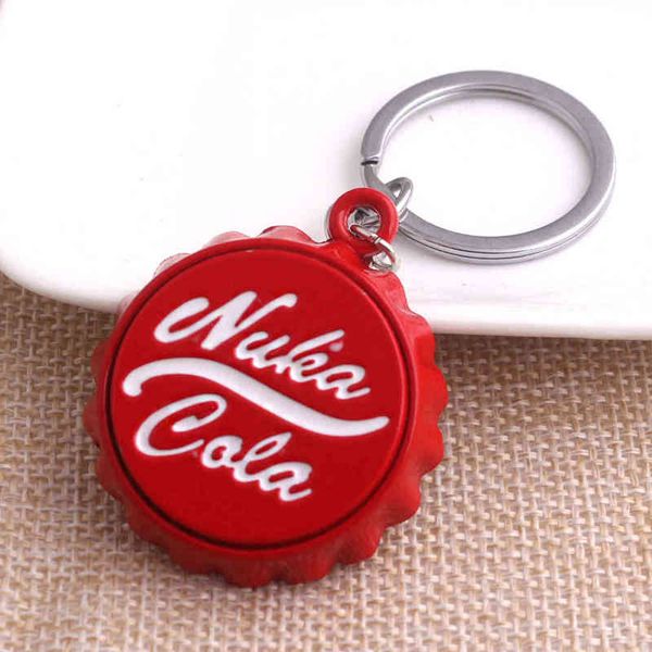 Schlüsselanhänger Cola Auto Schlüsselanhänger, Spielserie, rot, 4 Burg, Persönlichkeit, Kronkorken, Damen und Herren, Einzeltasche, Schmuck, Geschenke