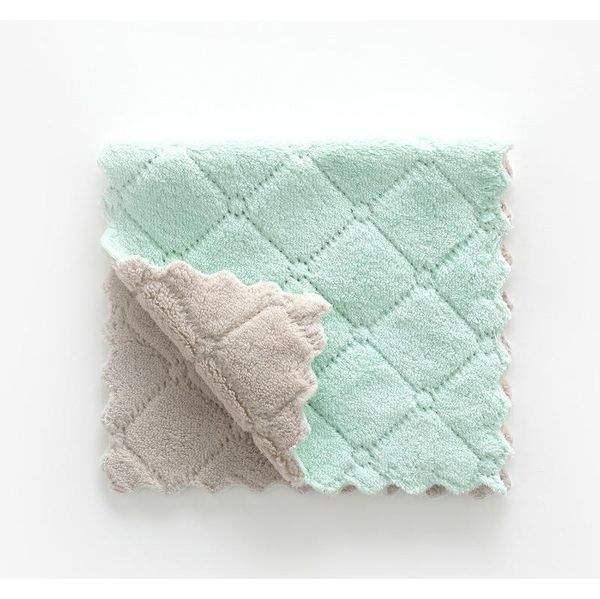 

wholesale reusable microfiber cleaning cloth super absorbent dish towel home kitchen oil and dust clean wipe rag jllaxf sinabag