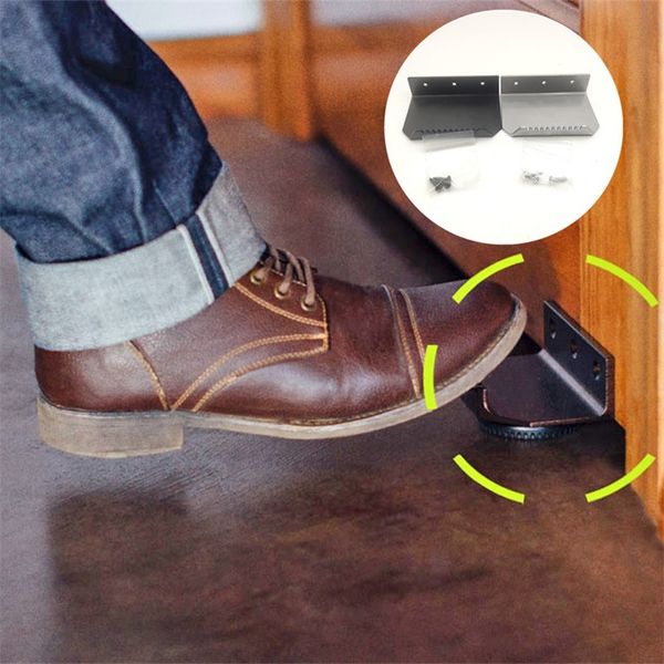 

hands door opener no touch foot operated door opener handle bracket thick metal convenience home door opener accessories