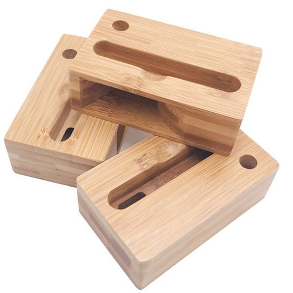 

selling fashionable portable wooden mobile phone holder