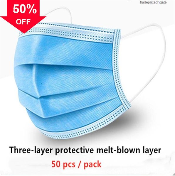 

lapcn face anti-dust mask 50factory/lot 3layer disposable 2020 with masks maskg filter stock n 95 self-primin in