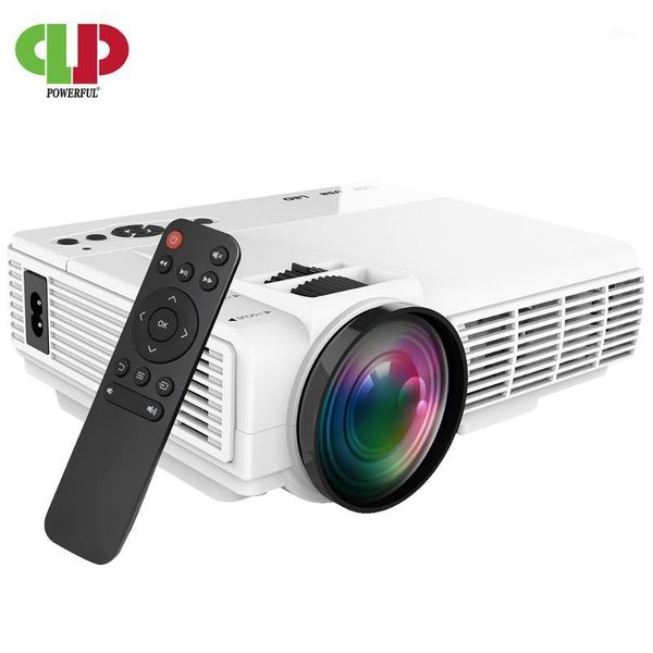 

projectors powerful led mini projector 2600lumens support 1080p wireless sync display for iphone/android phone video beamer home cinema1