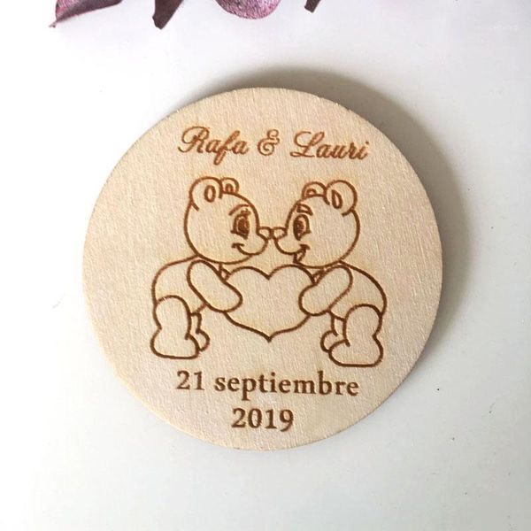 

customized wedding wood heart tags,rustic wedding favor , save the date wood magnets,wooden favor decorations1