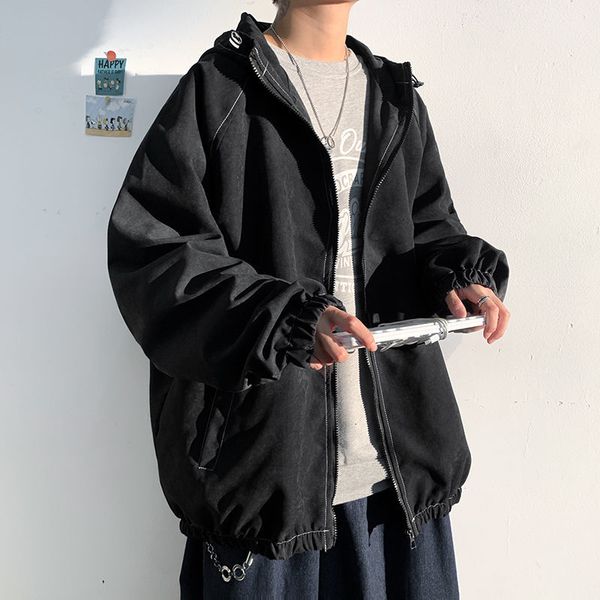 

men's jacket 2021 spring new fall lapel releases size m-5xl youth coat tce0, Black;brown