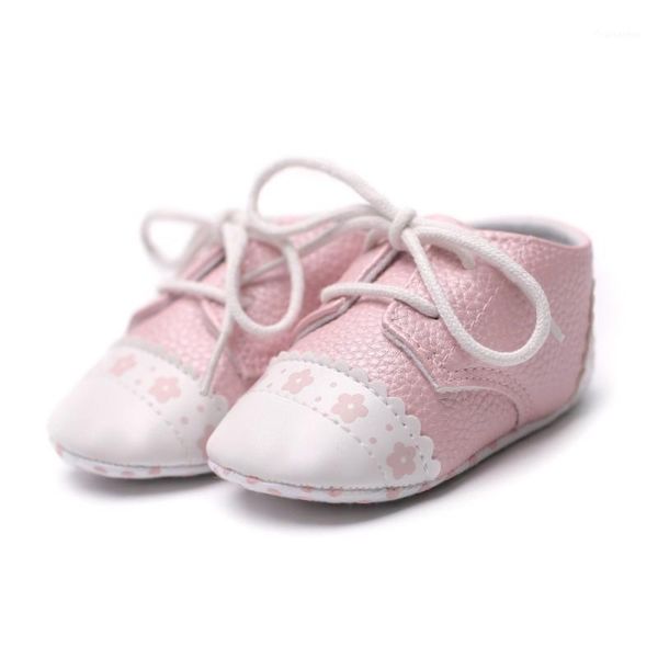 

fashion england style baby girl shoes indoor crib shoes fashion pu walking first walkers lace-up princess crib1