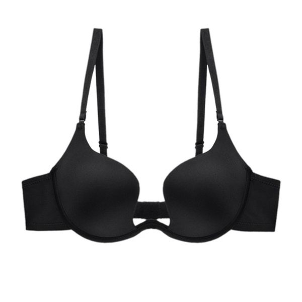 

wholesale in europe and the deep v bra stealth hang together beauty underwear bra u back neck backless bra c1211, Black;white