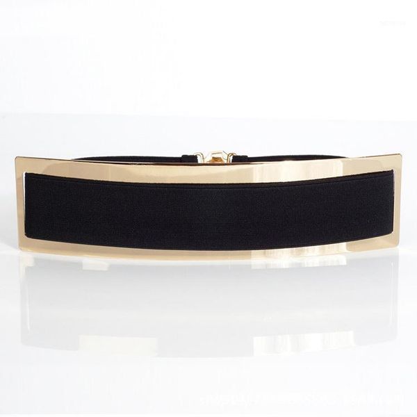 

women punk full metal mirror skinny waist belt 2020 metallic gold plate 3cm wide chains lady ceinture sashes for dresses rt221, Black;brown