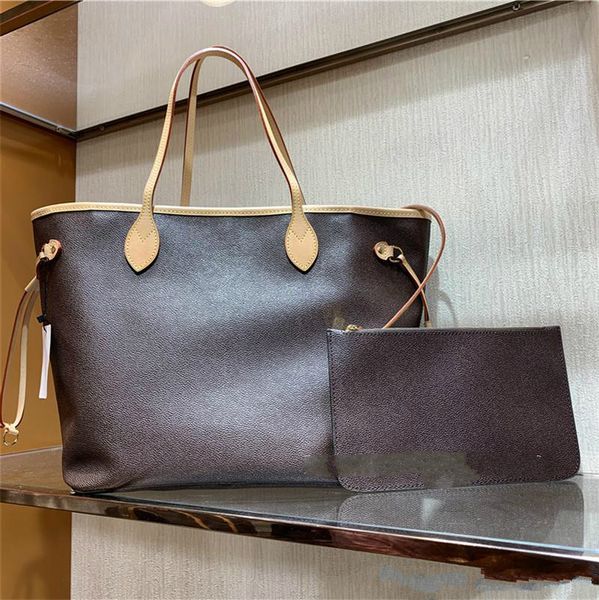 

bags size genuine high composite purse with flower wallet luxury quality 2pcs/set leather fashion women designer tote mm vmqqh