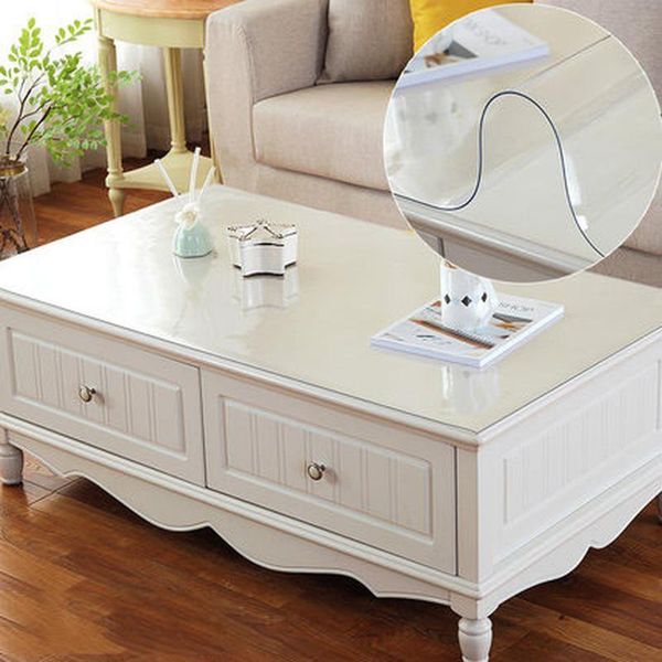 

table cloth 1mm soft tablecloth glass pvc waterproof oil resistant transparent modern cover with kitchen pad