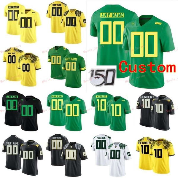 

stitched custom 3 johnny johnson iii 30 jaylon redd 4 mycah pittman 4 thomas graham jr. oregon ducks college women jersey, Black