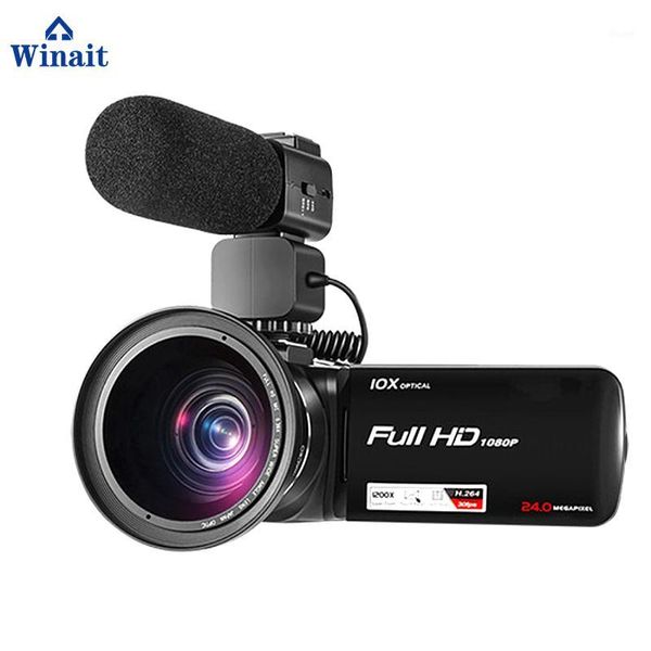 

winait full hd 1080p 10x optical zoom digital video camera with 3.0'' touch display and 120x digital zoom camcorder1