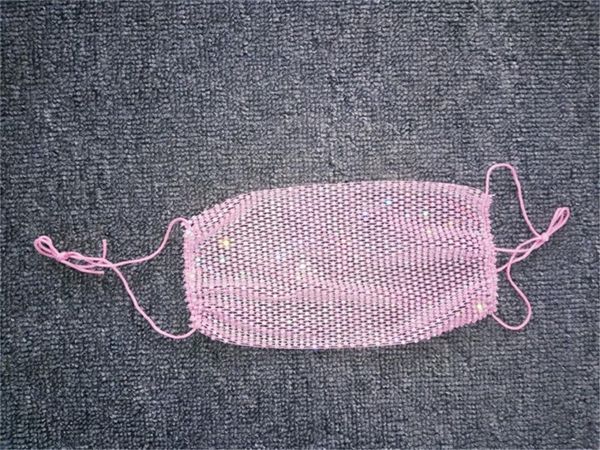 

2021 new luxury bling stone rhinestone party mask for face