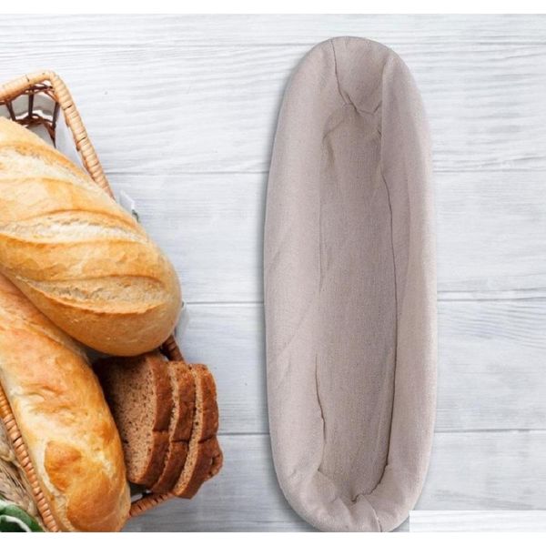 

14inch 35*15*8cm oval banneton brotform cane bowl shape bread dough proofing proving natural rattan basket baske qylgod ppshop01