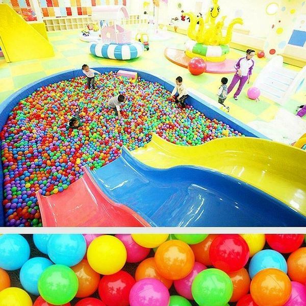 

soft 200pcs 5.5cm plastic colorful fun ocean ball baby kid swim pit toy