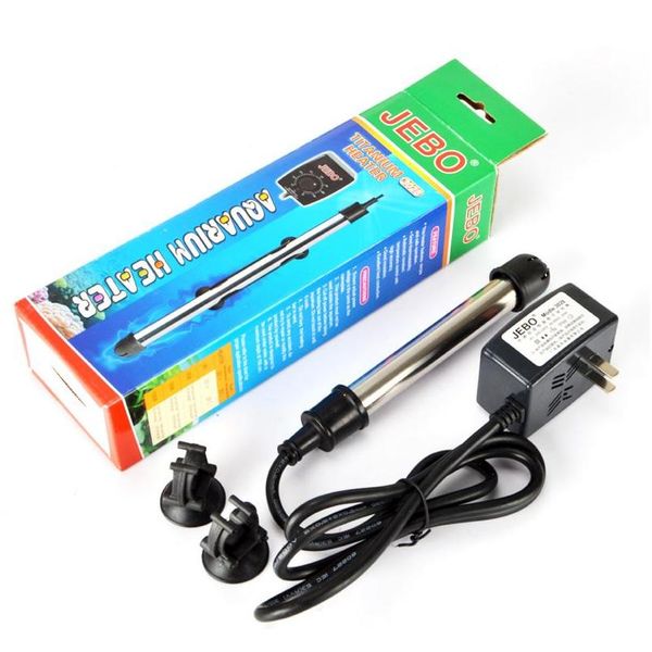 

jebo 25w 50w 16cm long matic aquarium fish tank submersible temperature heater stainless steel water heate qyltoh sports2010