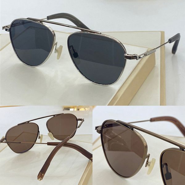 

dlx106 new fashion sunglasses men classic metal sunglasses retro sunglasses fashion style oval full frame uv 400 glasses send box, White;black