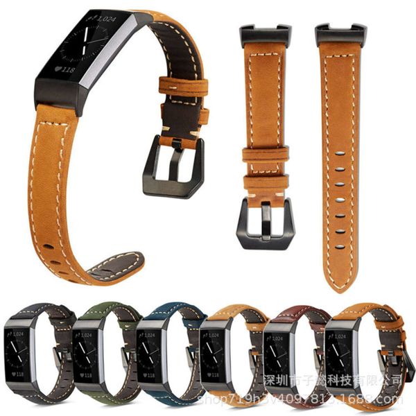 

it is suitable for fitbit frosted and charge 3 bracelet to replace leather strapjk