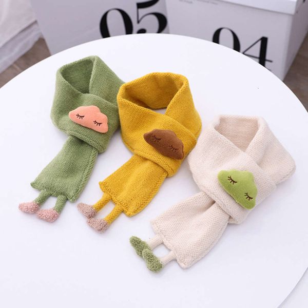 

winter baby's scarf new xiaoyunduo simple children's warm neck ben hui wj8686 60gk, Red;brown