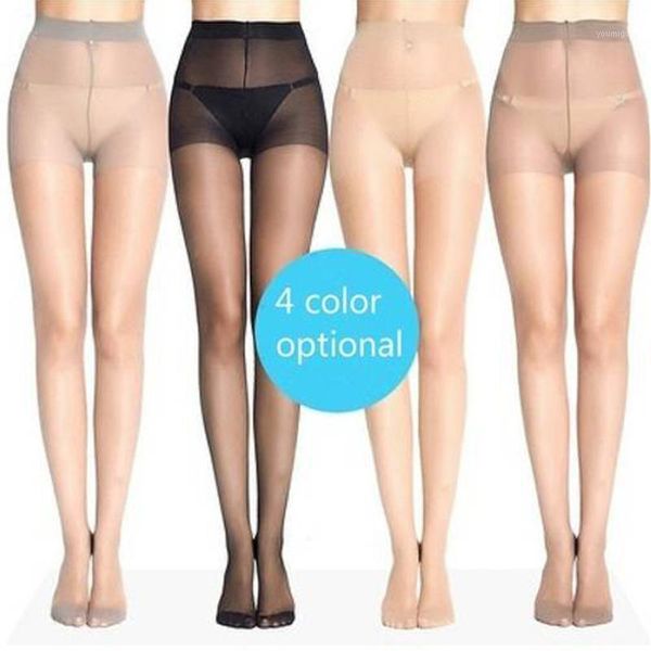 

2019 fashion high elastic magical stockings women nylon pantyhose skinny legs tights anti hook silk stocking pantys medias1, Black;white