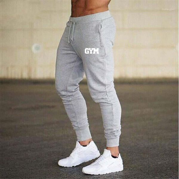

jogging pants men sport pencil pants men cotton soft bodybuilding joggers gym trousers running running shorts1, Black