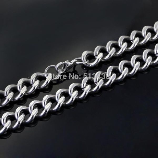 

ожерелье из нержавеющей стали из нержавеющей стали 316l ссылка из нержавеющей стали для мужского подарка 8 мм 8,8 мм 22, Silver