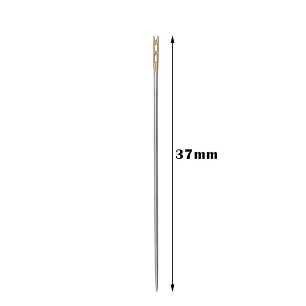 

12pcs thick big eye sewing self threading needles embroidery hand sewing simple sewing threading needles garden 2020 2 wmtftc