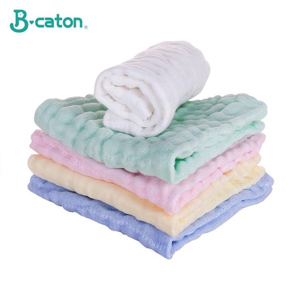 

полотенце baby facecloth детская ванна полотенце для платок хлопчатобумажная ткань burp мягкая и абсорбирующая 6-слойный марлевый детский са