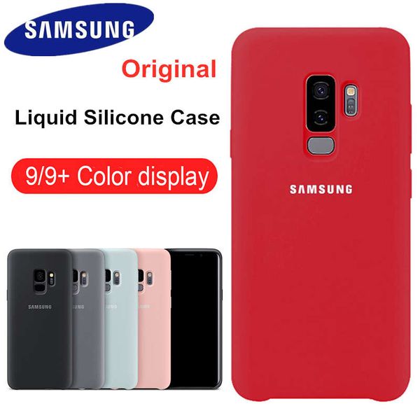 

galaxy plus original liquid silicone silky soft-touch shell phone cover for samsung s9 s9plus case