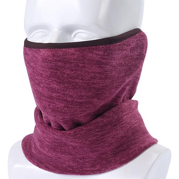 

winter bandana открытый флисовый шеи теплые гайтер термический половина лица, велосипедные сноуборд лыжные прогулки трубки маска шарф мужски, Black