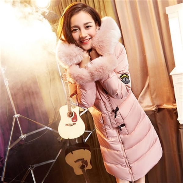 

2021 new warm winter with a hood of ladies thick coats parka fashion down coat mujer wxf406 2vsr, Black