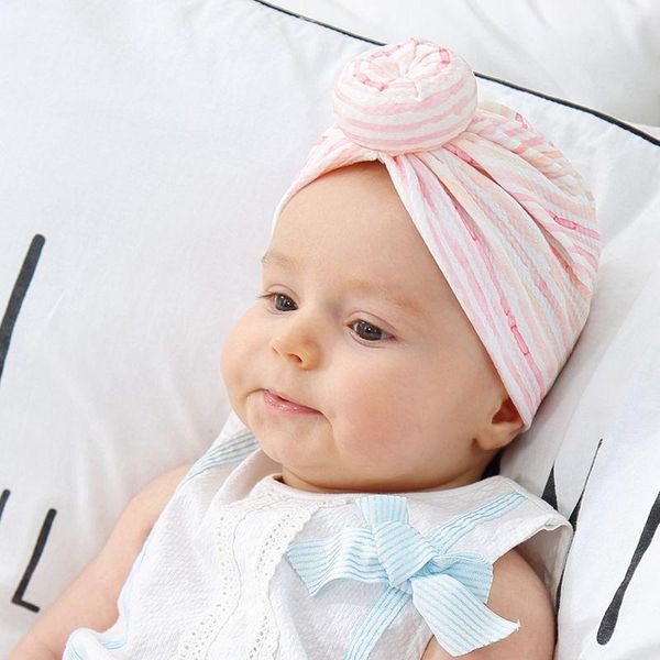 

new baby donut turban toddler kids boy girl india hat lovely soft flower cap newborn pgraphy props spring child beanie h069s h wmtlzw, Yellow