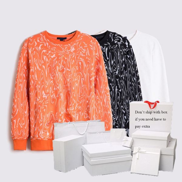 

men women trendy hoodies casual classic flower pattern mens streetwear pullovers couple sweatshirts