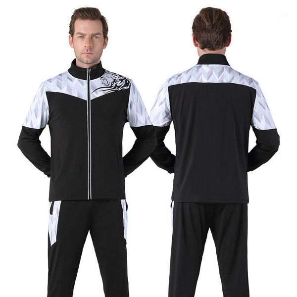 

running jackets zhouka custom tracksuit design wholesale track suit keep warm long tracksuits wear jogging suits men1, Black;red
