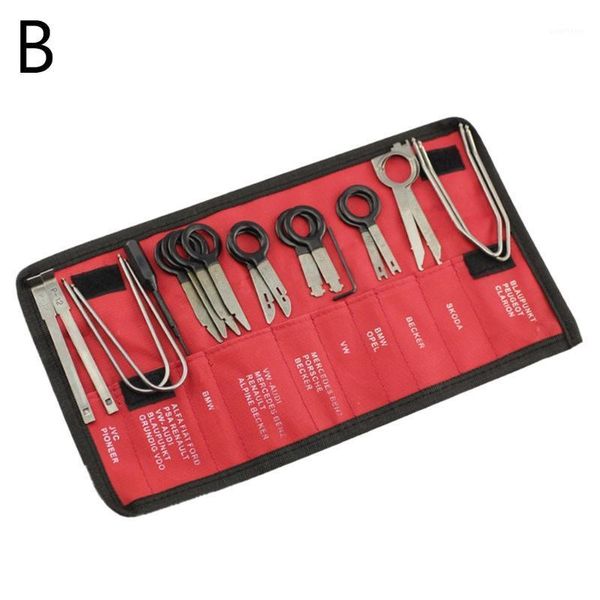

20 pcs car speaker disassembly tool set auto stereo removal radio keys remove y98d1