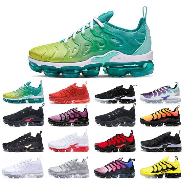 

plus running shoes for man runner sunset lemon lime red black aurora green blue fury cool grey hyper violet bumblebee bred grape wholesale g
