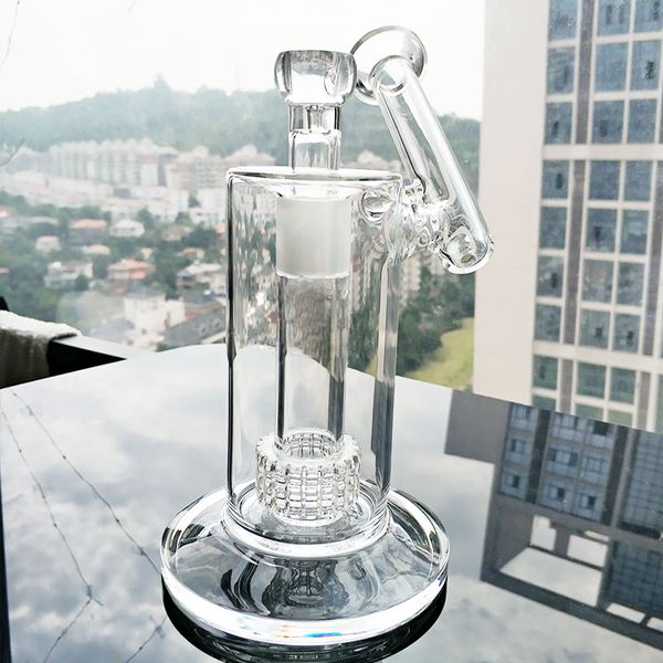 Neue 22,5 cm hohe Matrix-Beiwagen-Bong, Shisha-Vogelkäfig, Bohrinsel, dicke Rauchwasserpfeife, Gelenkgröße: 18,8 mm