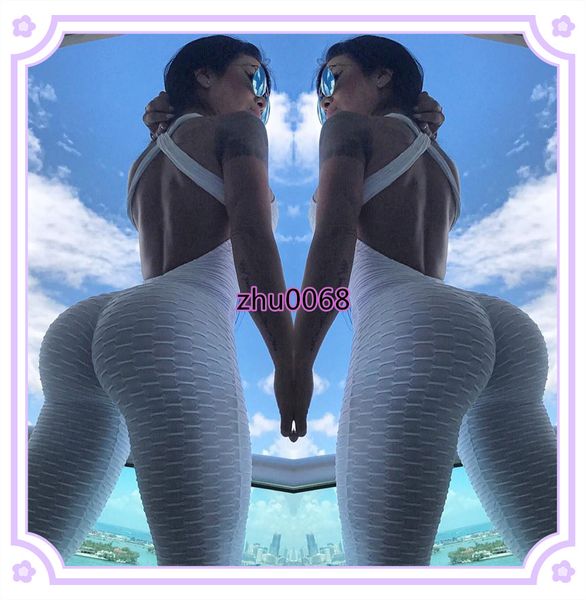 

shaping yoga jumpsuit for women romper one piece sports pants backless tracksuit mujer fitness workout clothes running gym set, White;red
