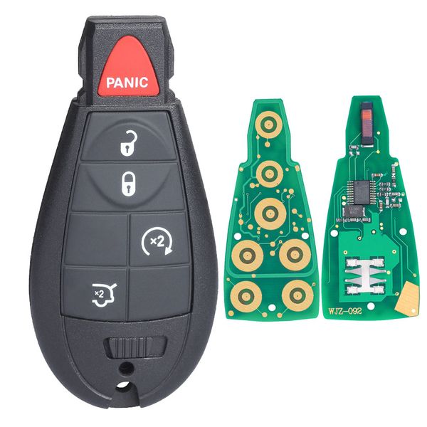 

guaranteed 100%5 button ask433.92mhz car remote key pcf7953a