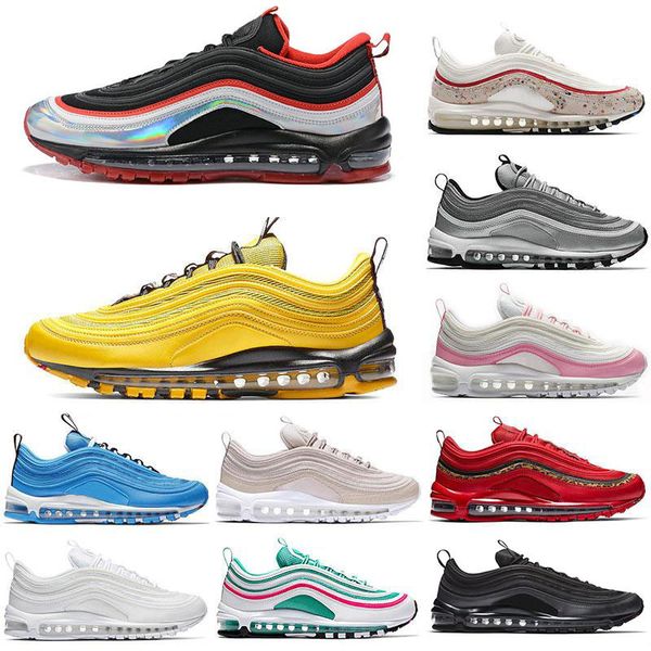 

2019 new arrival men running shoes black metallic gold south beach prm yellow triple white designer women sports sneakers us 5.5-11